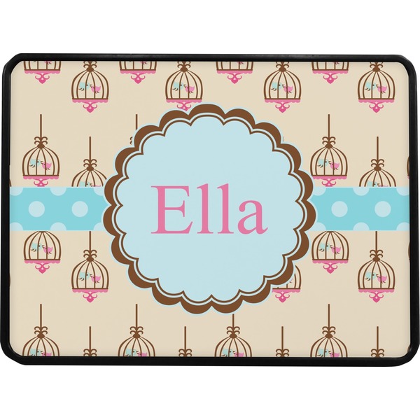 Kissing Birds Rectangular Trailer Hitch Cover (Personalized)