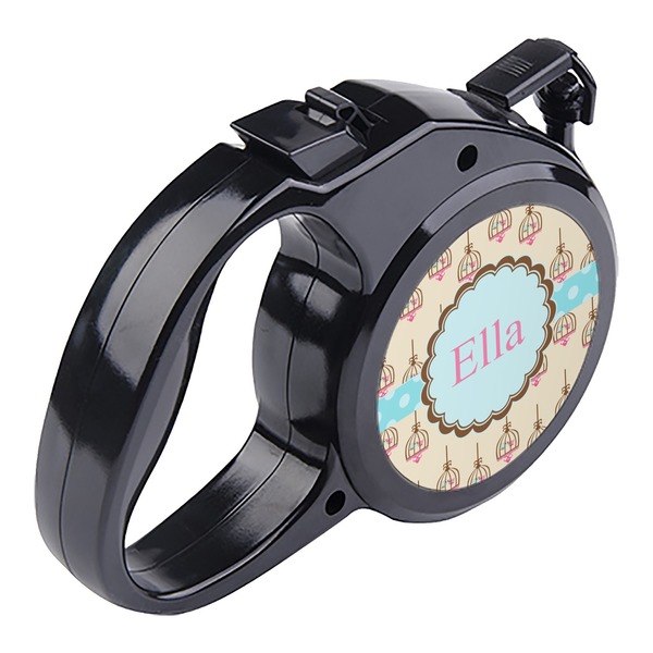Kissing Birds Retractable Dog Leash - Angle