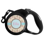 Kissing Birds Retractable Dog Leash - Large (Personalized)