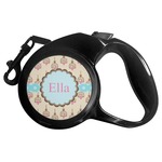 Kissing Birds Retractable Dog Leash - Small (Personalized)