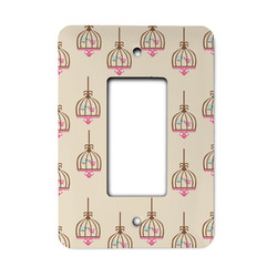 Kissing Birds Rocker Style Light Switch Cover (Personalized)