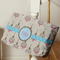 Kissing Birds Large Rope Tote - Life Style