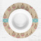 Kissing Birds Round Linen Placemats - LIFESTYLE (single)