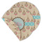Kissing Birds Round Linen Placemats - MAIN (Double-Sided)