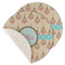 Kissing Birds Round Linen Placemats - MAIN (Single Sided)