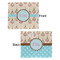 Kissing Birds Security Blanket - Front & Back View