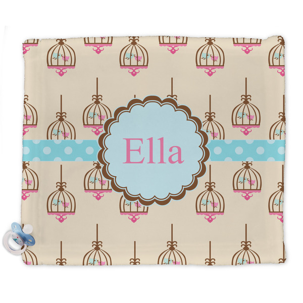 Custom Kissing Birds Security Blankets - Double Sided (Personalized)