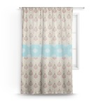 Kissing Birds Sheer Curtain (Personalized)