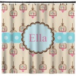 Kissing Birds Shower Curtain - Custom Size (Personalized)