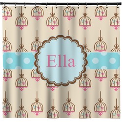 Kissing Birds Shower Curtain - Custom Size (Personalized)