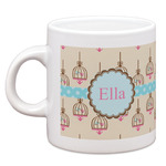 Kissing Birds Espresso Cup (Personalized)