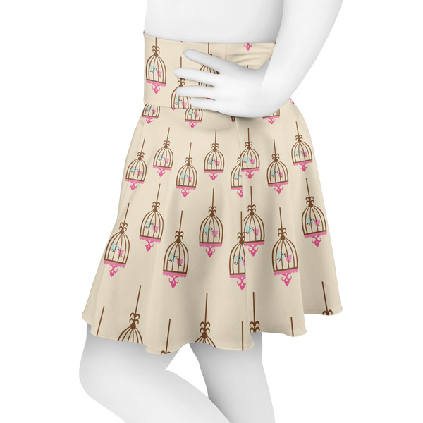 Kissing Birds Skater Skirt - Side