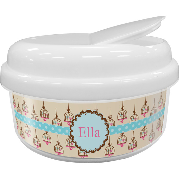 Custom Kissing Birds Snack Container (Personalized)