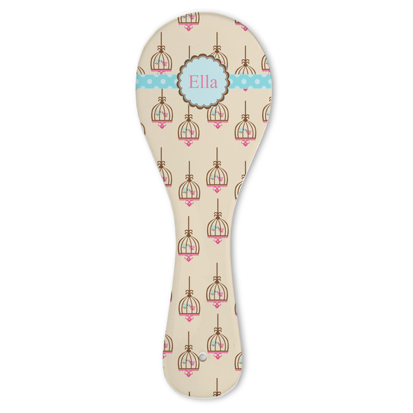 Custom Kissing Birds Ceramic Spoon Rest (Personalized)