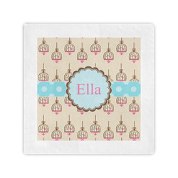 Kissing Birds Cocktail Napkins (Personalized)