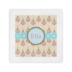 Kissing Birds Cocktail Napkins (Personalized)