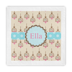 Kissing Birds Decorative Paper Napkins (Personalized)