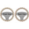 Kissing Birds Steering Wheel Cover- Front and Back