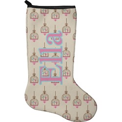 Kissing Birds Holiday Stocking - Single-Sided - Neoprene (Personalized)
