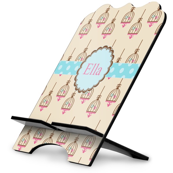 Custom Kissing Birds Stylized Tablet Stand (Personalized)