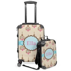 Kissing Birds Kids 2-Piece Luggage Set - Suitcase & Backpack (Personalized)