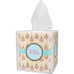 Kissing Birds Tissue Box Cover (Personalized)