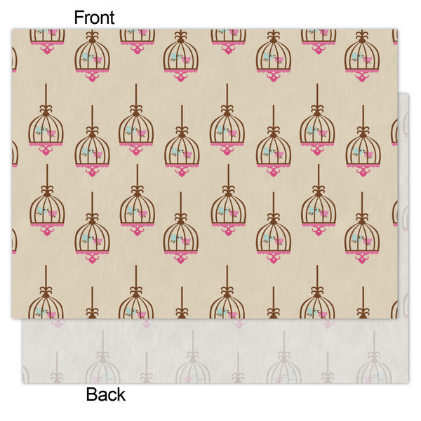 Kissing Birds Tissue Paper - Heavyweight - Medium - Front & Back