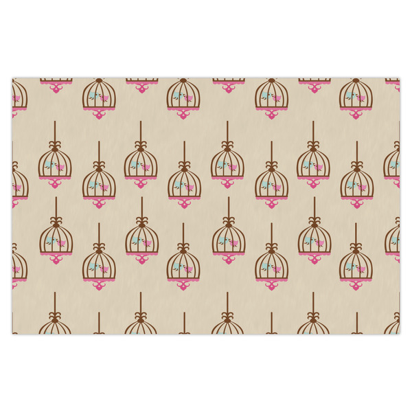 Custom Kissing Birds Tissue Paper Sheets - X-Large - Heavyweight