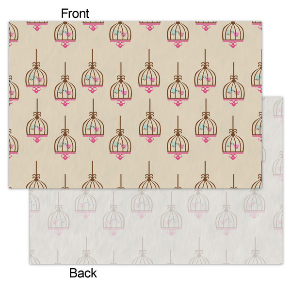 Kissing Birds Tissue Paper - Lightweight - Small - Front & Back