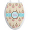 Kissing Birds Toilet Seat Decal - Elongated (Personalized)