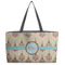 Kissing Birds Beach Totes Bag - w/ Black Handles (Personalized)