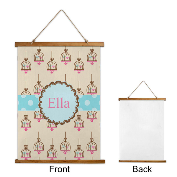 Kissing Birds Wall Hanging Tapestry - Portrait - APPROVAL