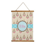 Kissing Birds Wall Hanging Tapestry - Tall (Personalized)