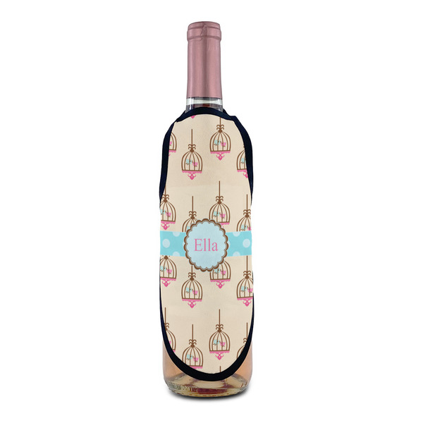 Kissing Birds Wine Bottle Apron - IN CONTEXT