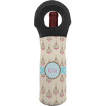 Kissing Birds Wine Tote Bag (Personalized)