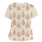 Kissing Birds Women's Crew T-Shirt - 2X Large