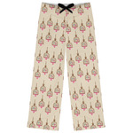 Kissing Birds Womens Pajama Pants - L