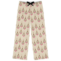 Kissing Birds Womens Pajama Pants - XS