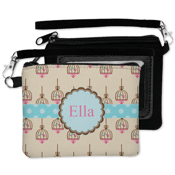 Kissing Birds Wristlet ID Cases - MAIN