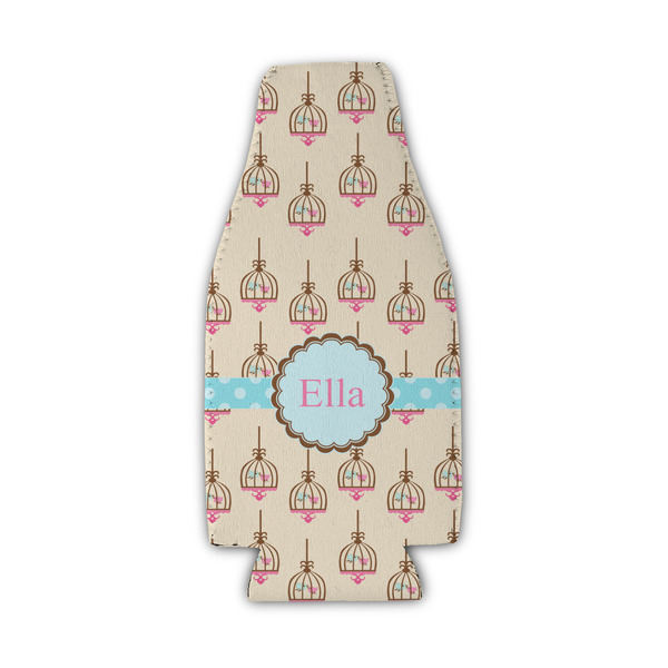 Kissing Birds Zipper Bottle Cooler - Set of 4 - FRONT