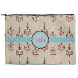 Kissing Birds Zipper Pouch (Personalized)