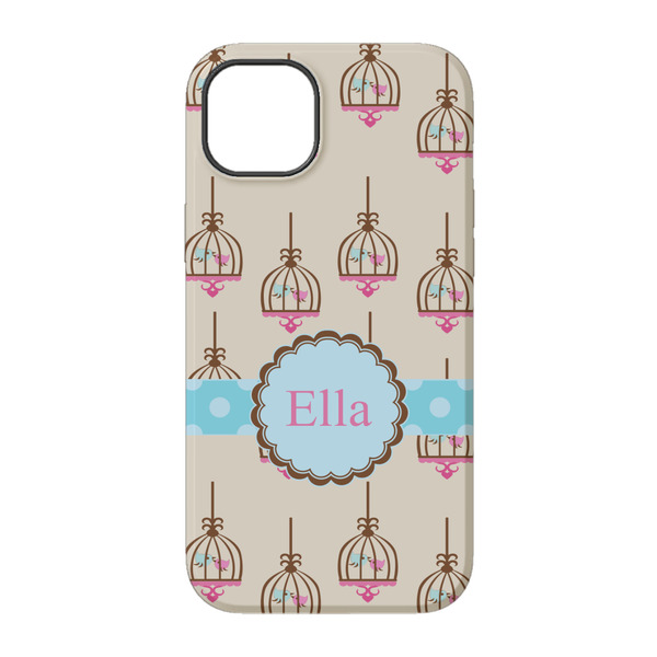 Kissing Birds iPhone 14 Pro Tough Case - Back