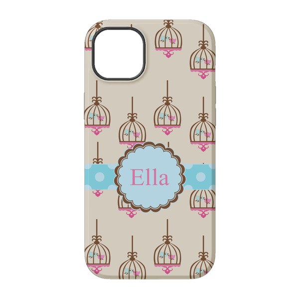 Kissing Birds iPhone 14 Tough Case - Back