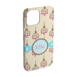 Kissing Birds iPhone Case - Plastic - iPhone 15 (Personalized)
