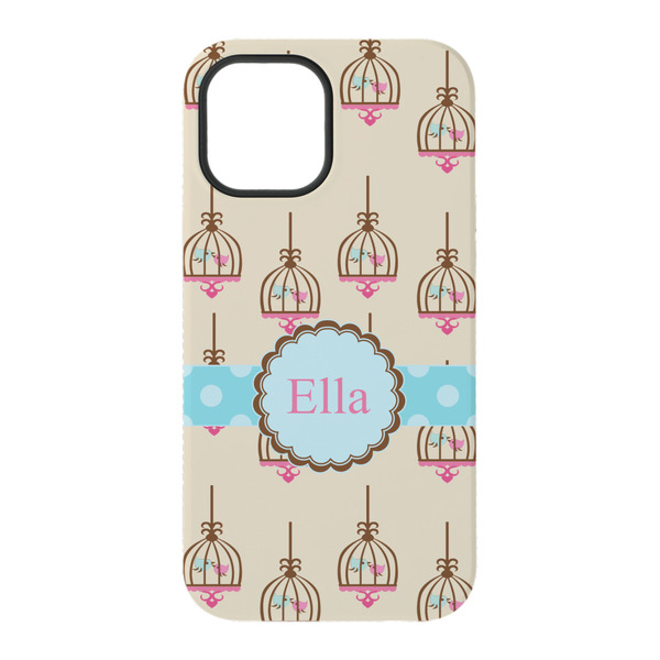 Kissing Birds iPhone 15 Tough Case - Back