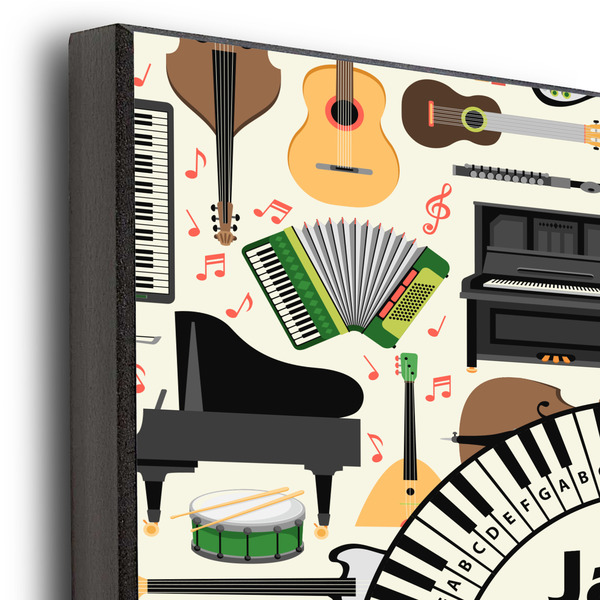 Musical Instruments 11x14 Wood Print - Closeup