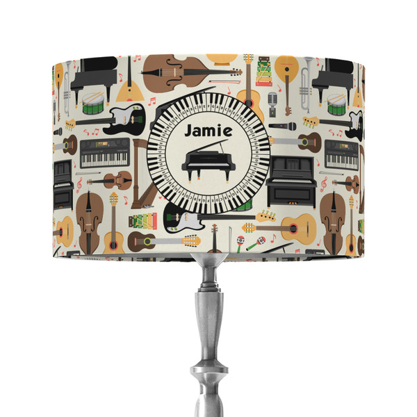 Custom Musical Instruments 12" Drum Lamp Shade - Fabric (Personalized)