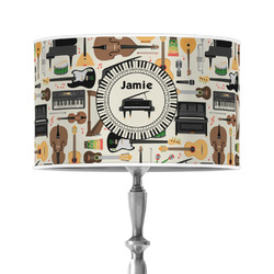 Musical Instruments 12" Drum Lamp Shade - Poly-film (Personalized)