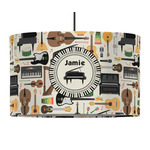 Musical Instruments 12" Drum Pendant Lamp - Fabric (Personalized)