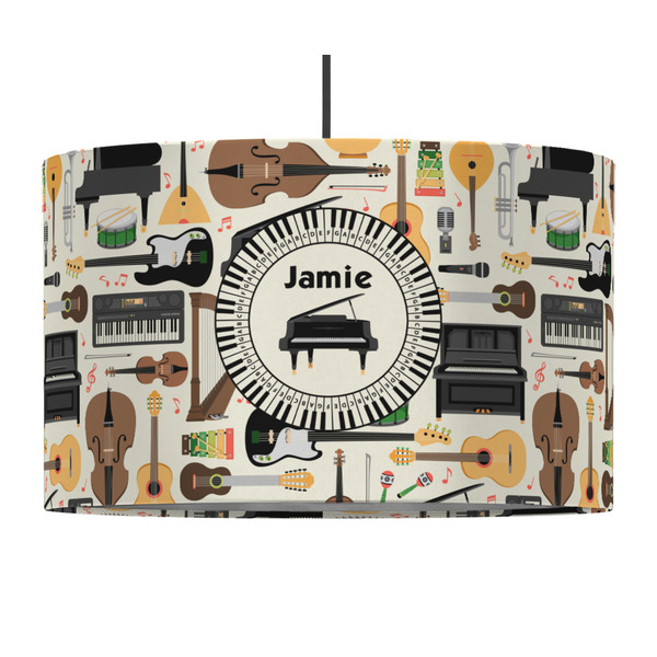 Musical Instruments 12" Drum Lampshade - PENDANT (Fabric)